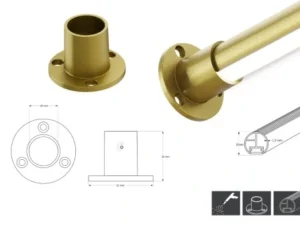 Ümar LED riidepuutoru PRO II Ø25mm, L1000mm