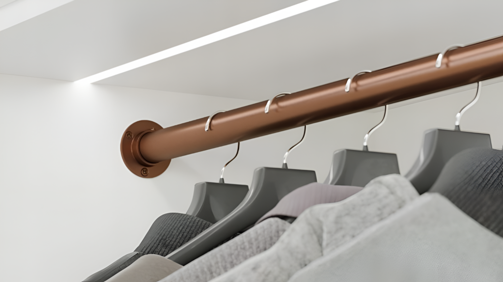 Wardrobe railings